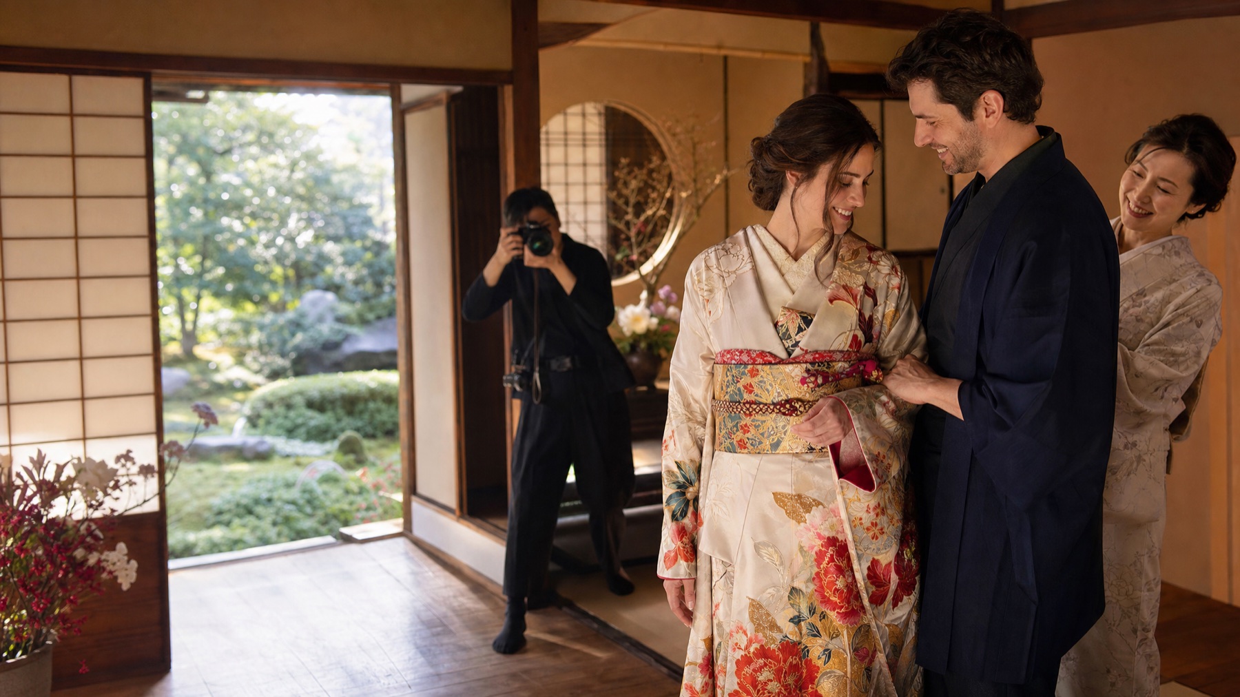 Premium kimono experience for international travelers