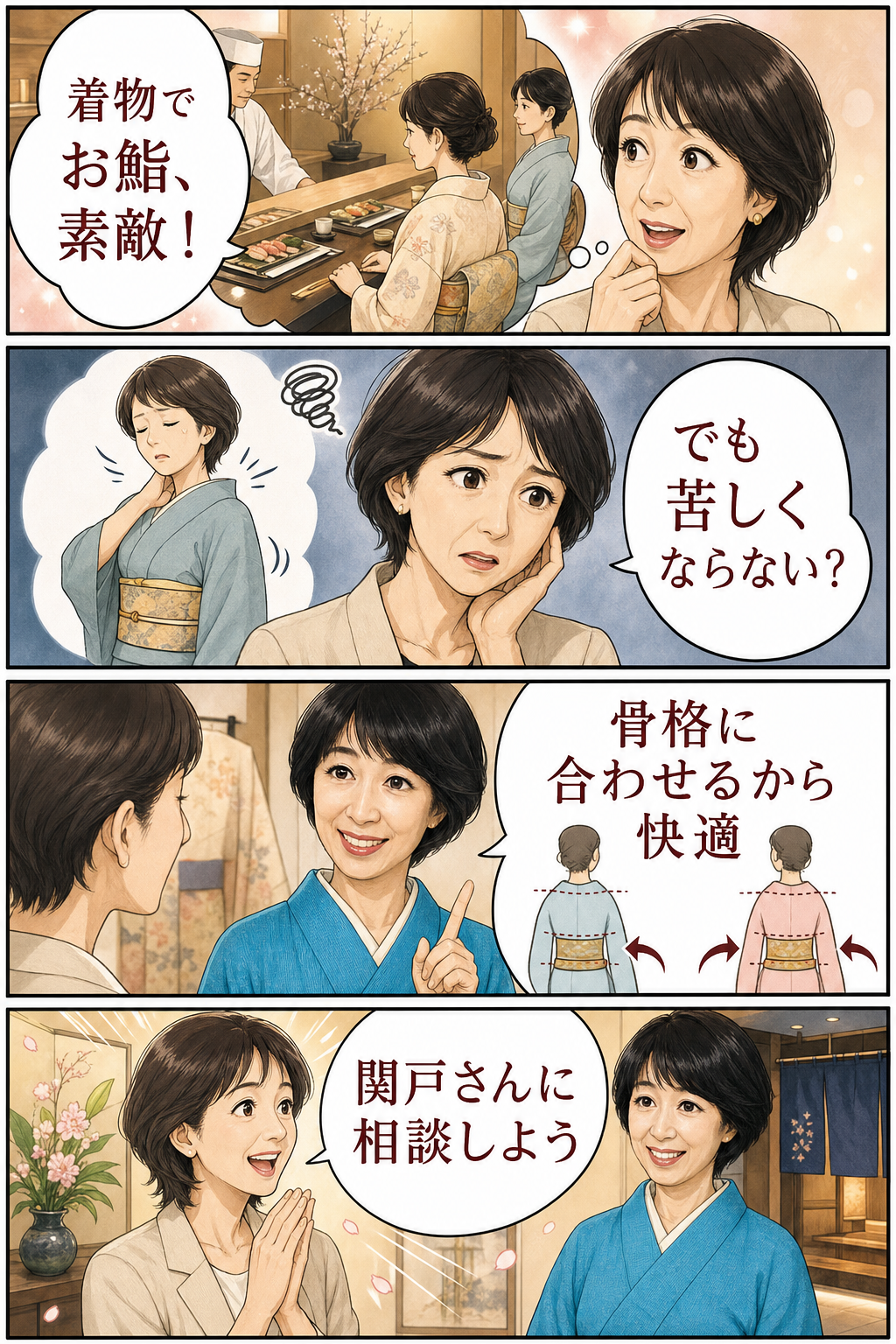関戸朋子さんに相談する4コマ漫画